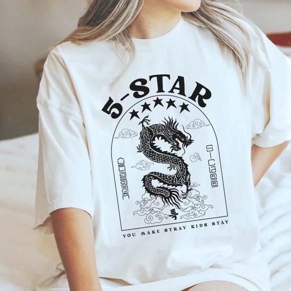 Shelbyvertula Other - Stray Kids Shirt Stray Kids 5 Star Shirt Stray Kids Maniac Tour Shirt